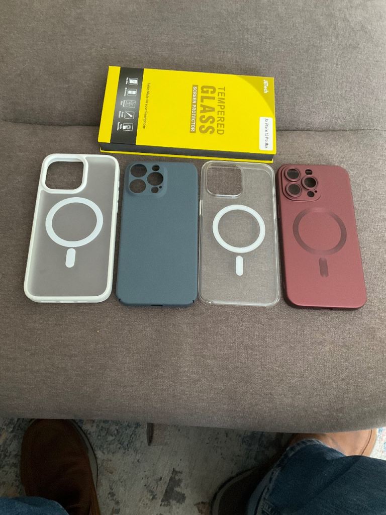 Genuine Apple mag safe clear case iPhone 15 pro max plus others