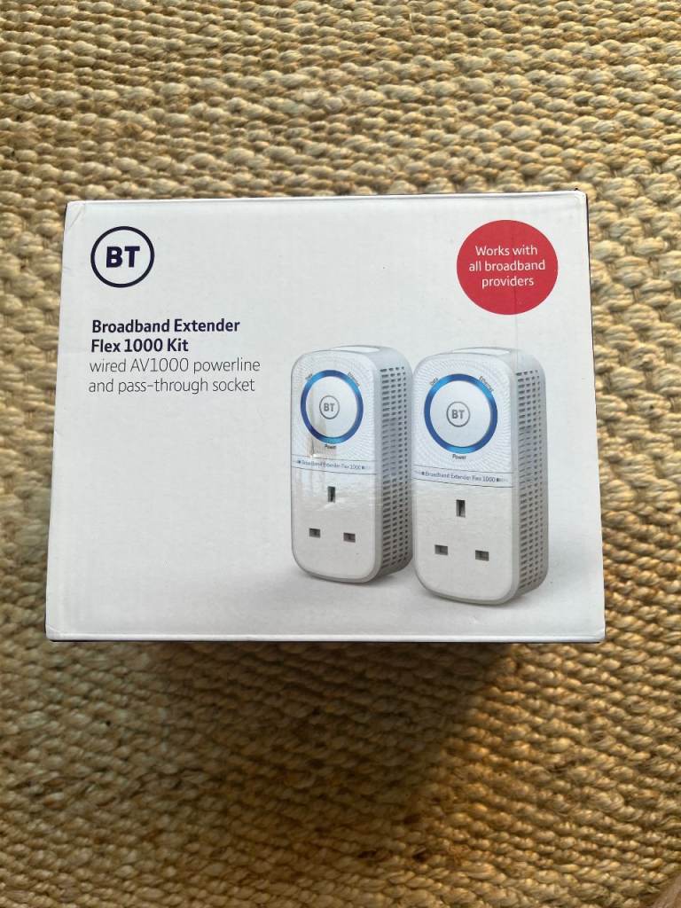 BT Broadband Extender Flex 1000 Kit - New, Boxed