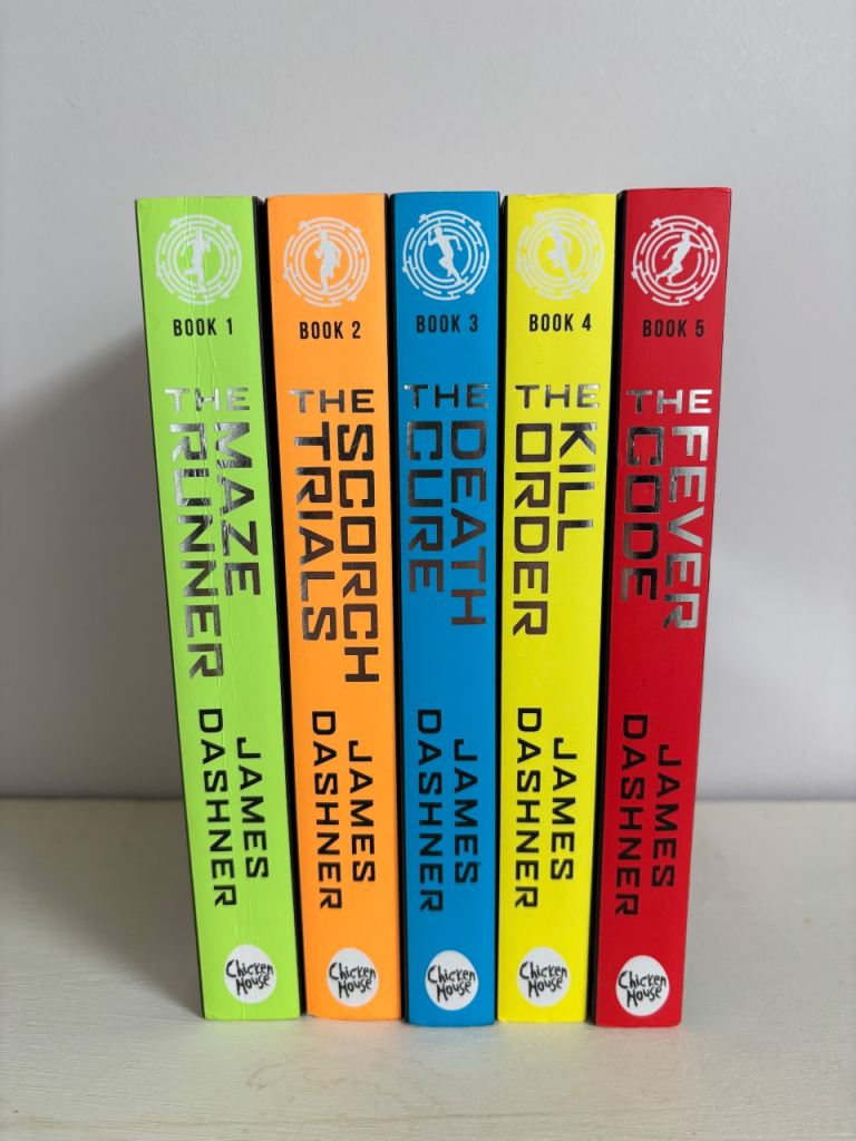 James Dashner The Maze Runner Series 5 Book Set - Good Condition