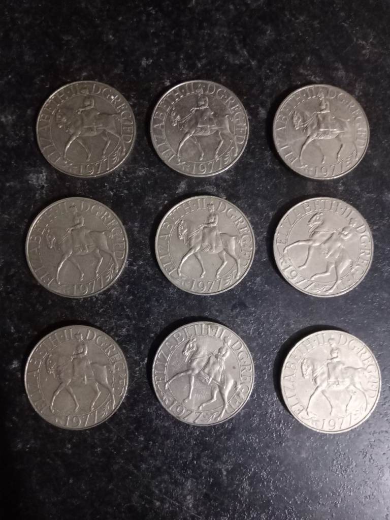 Queen Elizabeth Silver Coin 1977