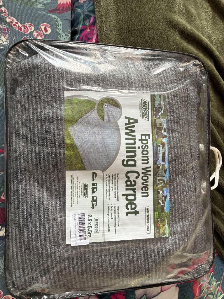 Brand new large awning carpet!
