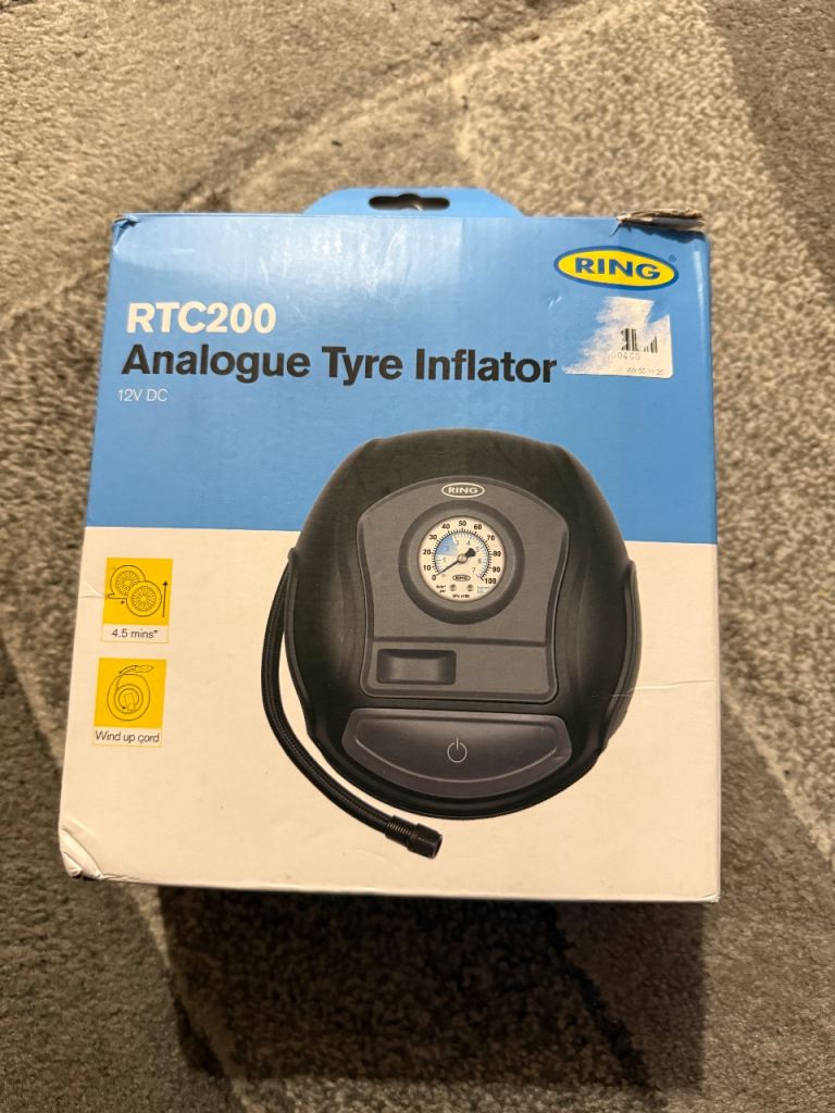 RING RTC200 Analogue Tyre Inflator