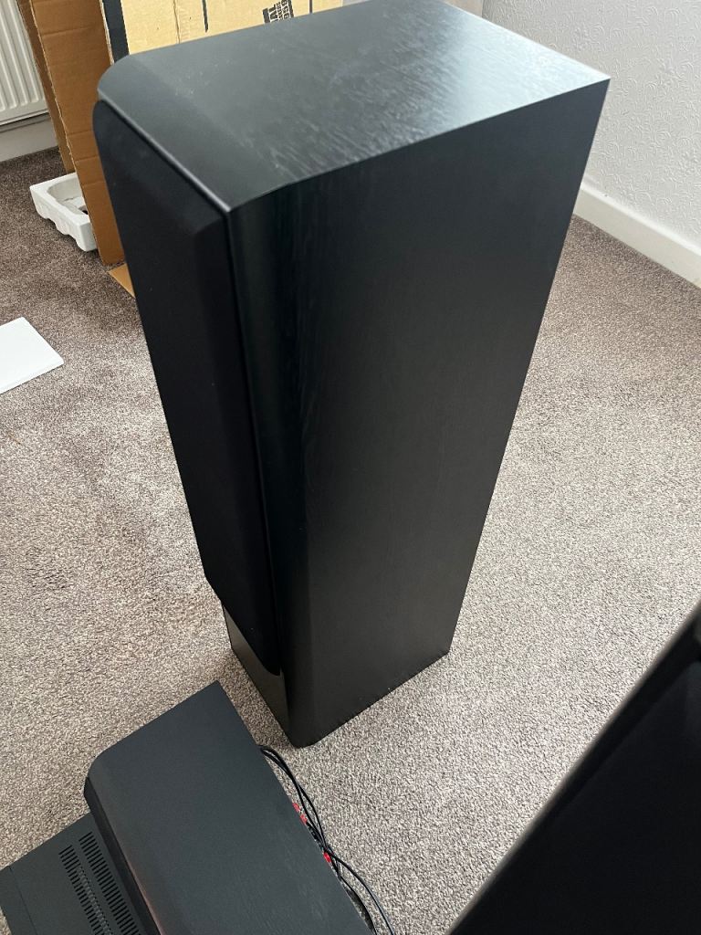 Symphony 8.2 floor and centre speakers with Sherwood RD6106R audio/video receiver