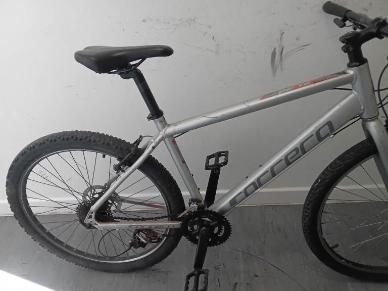 Carrera Mountain Bike – Silver, Good Condition