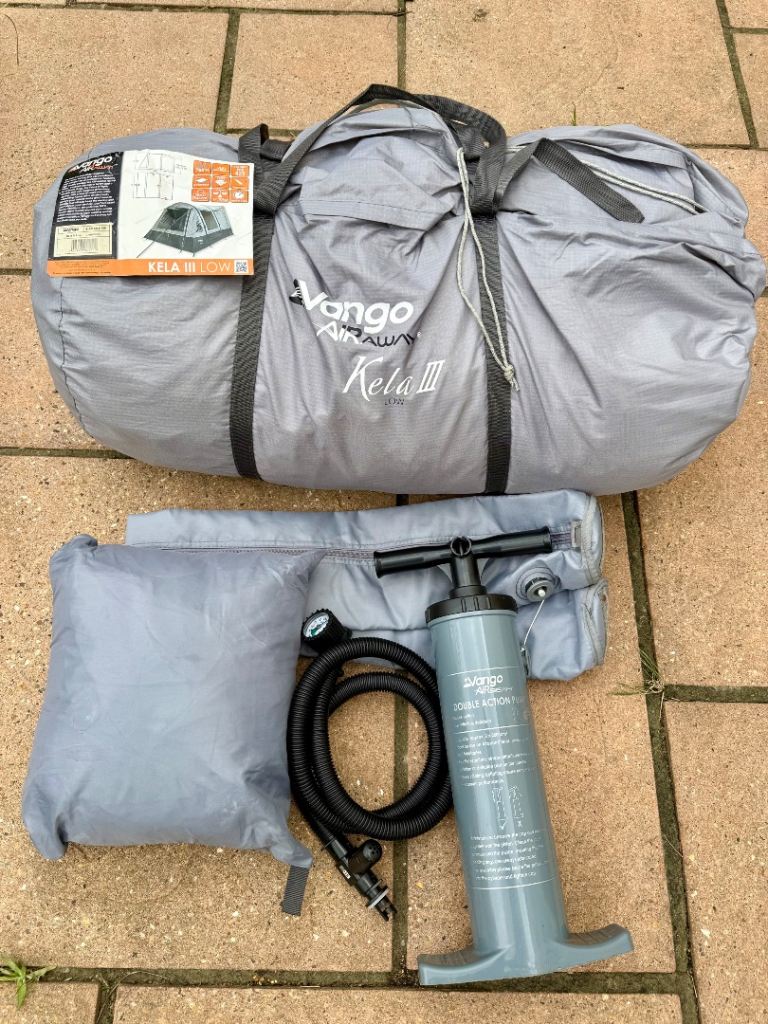 Vango Kela III (3) Low AirBeam Awning + Bedroom Inner & Pump