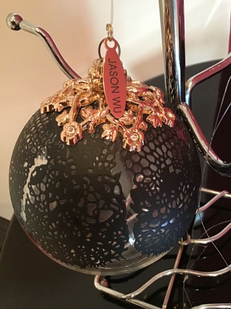 Jason Wu Designer Glass Christmas Ornament - Pristine Condition