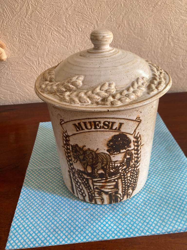 Heavy 'stoneware' storage jar  - 'Reasonable' offer accepted 