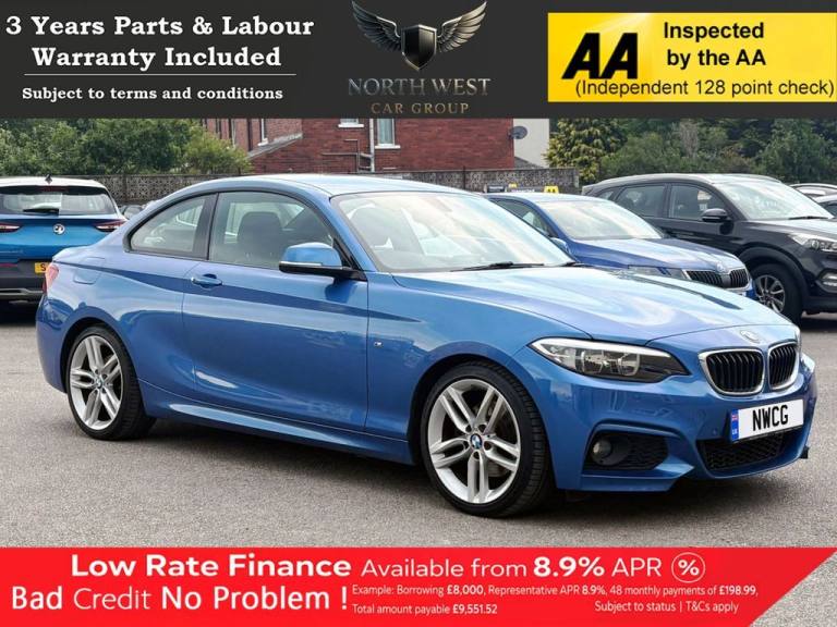 2015 BMW 2 Series 2.0 220d M Sport Coupe 2dr Diesel Manual Euro 6 (s/s) (190 ps) NATIONWIDE P Cou...