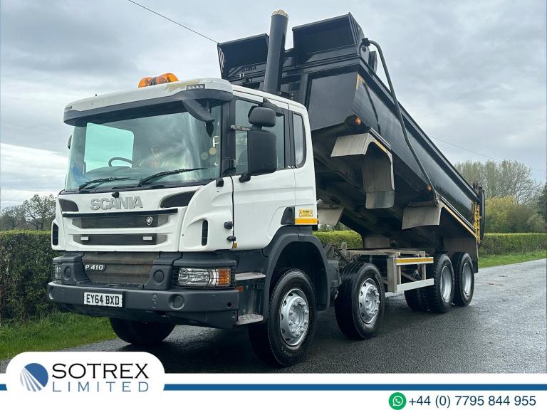 Scania P410 8 X 4 Steel Body Tipper