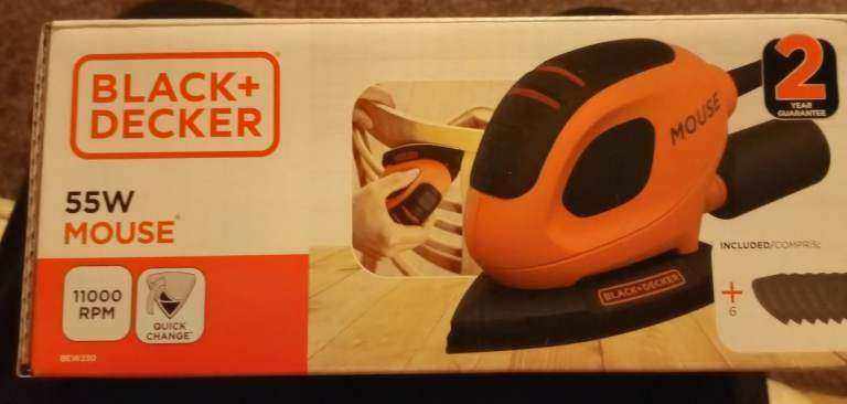 Black & decker 55w mouse sander  