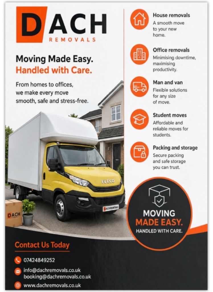 Home Removal Service / Full House Moves / Office Moves / Man and Van