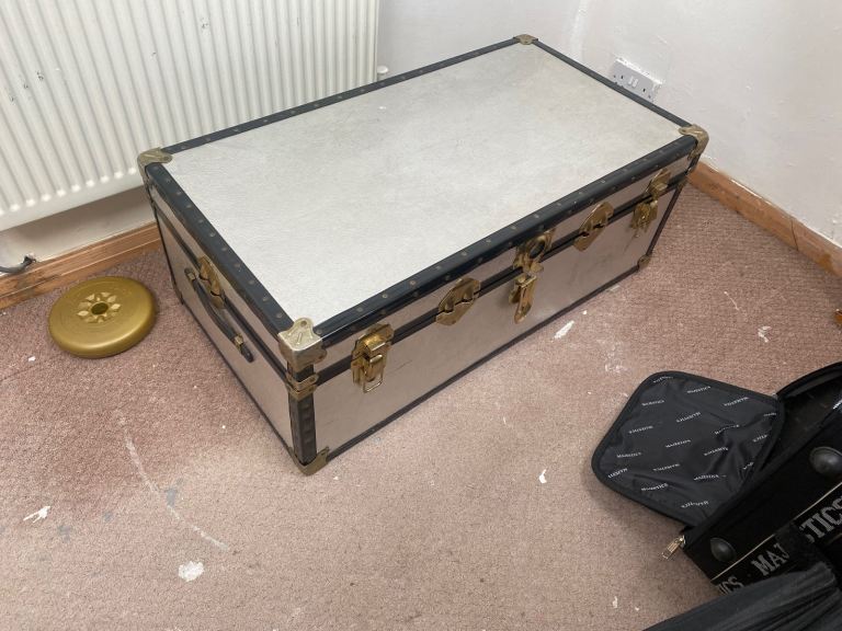 Aluminium chest trunk box storage