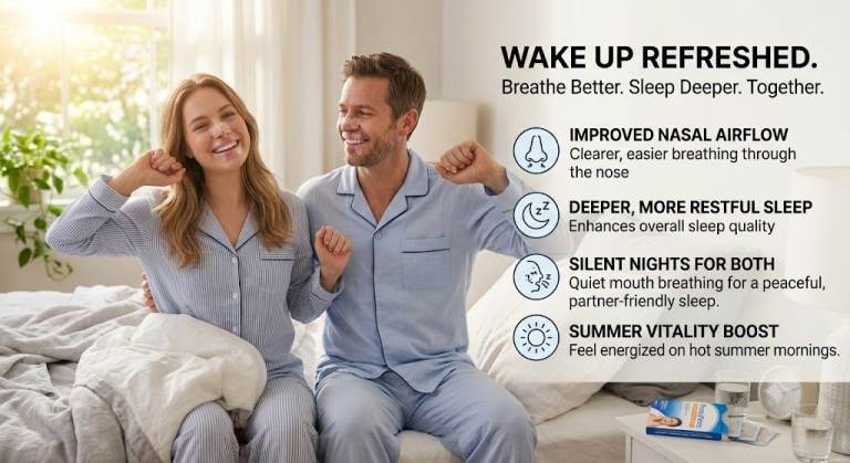 Nasal Strips for Improved Sleep and Breathing
