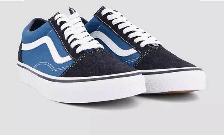 Vans unisex trainers blue/black 
