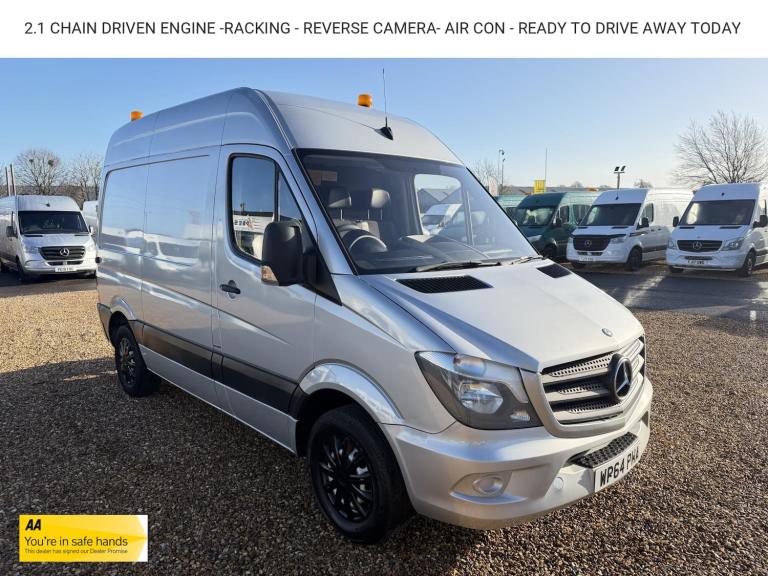 2014 Mercedes-Benz Sprinter 2.1 313 CDi Panel Van 4dr Diesel Manual RWD L1 H3 (222 g/km, 129 bhp)...