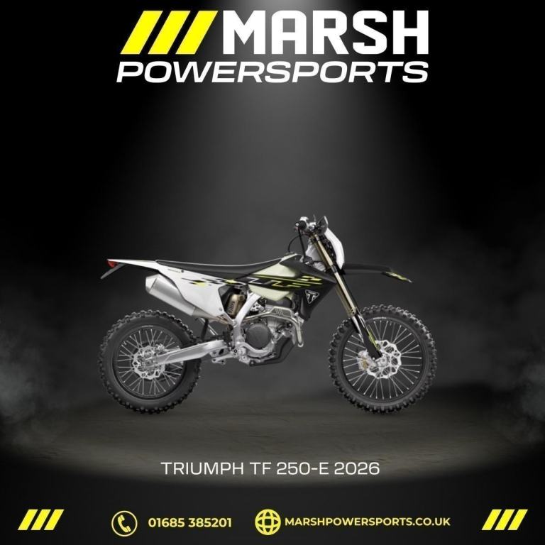 TF 250-E 2026 - Triumph Dealer - 5.9% Finance + 1250 OFF