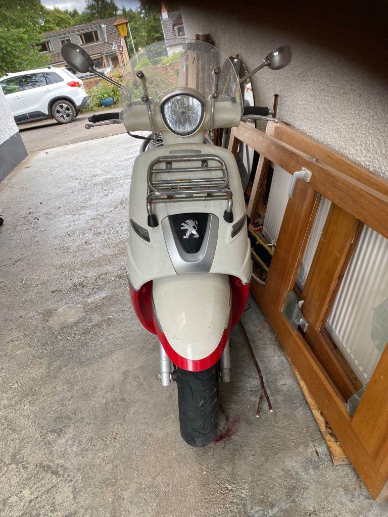 Scooter Peugeot Django 67 plate
