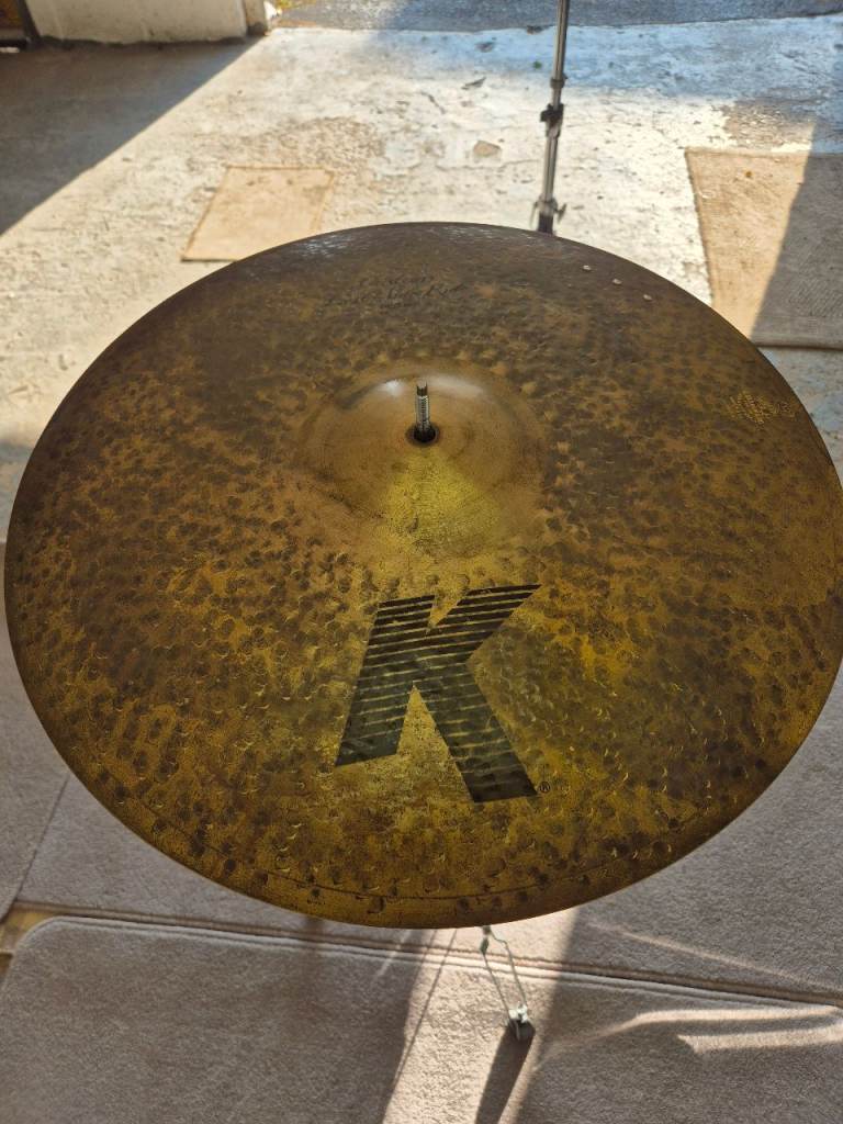 Zildjian K 20" Custom Left Side Ride With 3 Rivets