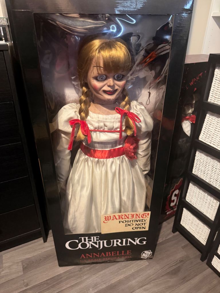 Life size Annabelle horror dill