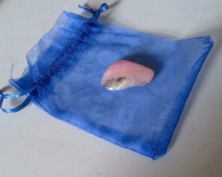 New Pink Opal Tumble Crystal Stone. For serenity and calmness.POST OR COLLECT!