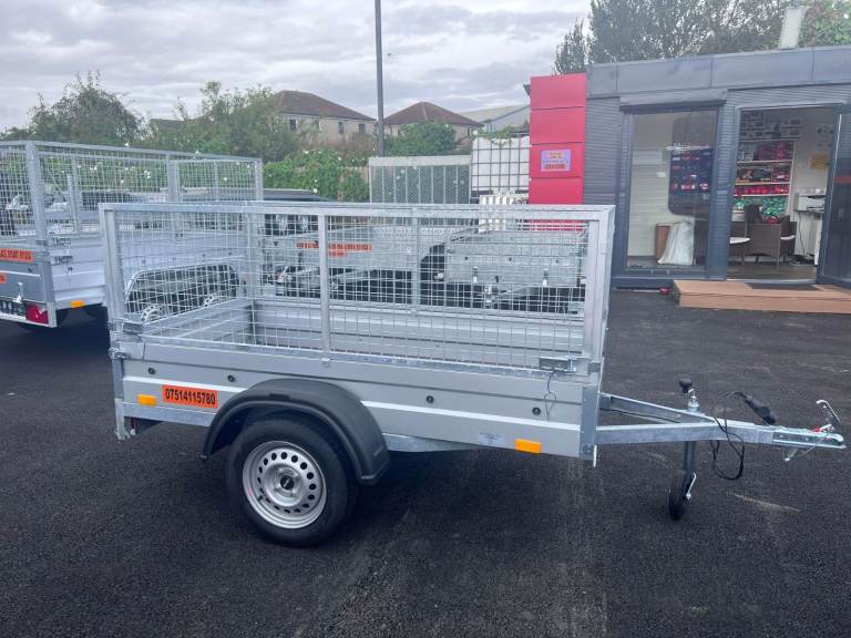 BRAND NEW 6FT X 4FT SINGLE AXLE NIEWIADOW TRAILER WITH 60CM MESH 750KG