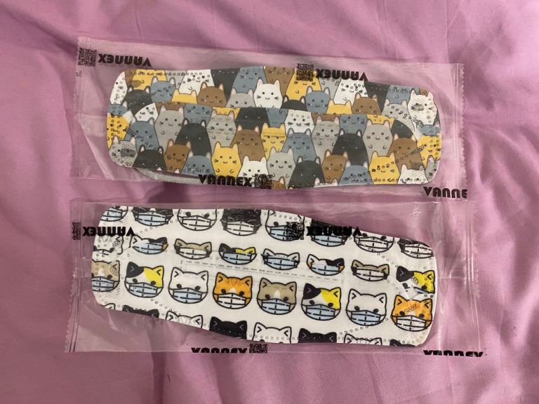 New Cat Print Face Masks - Two Packs Available