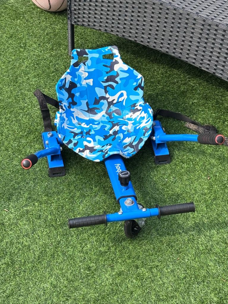 Go-cart hoverboard attachment