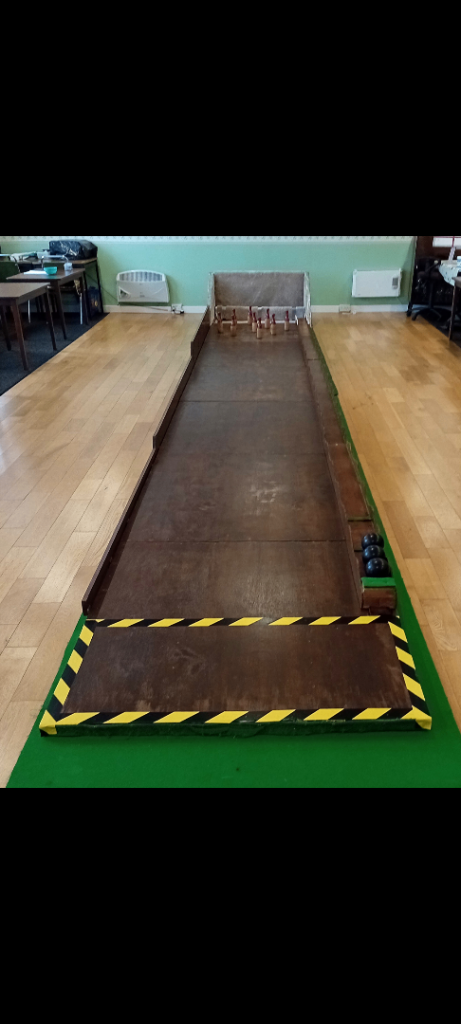 Full size Skittle Alley (wooden)