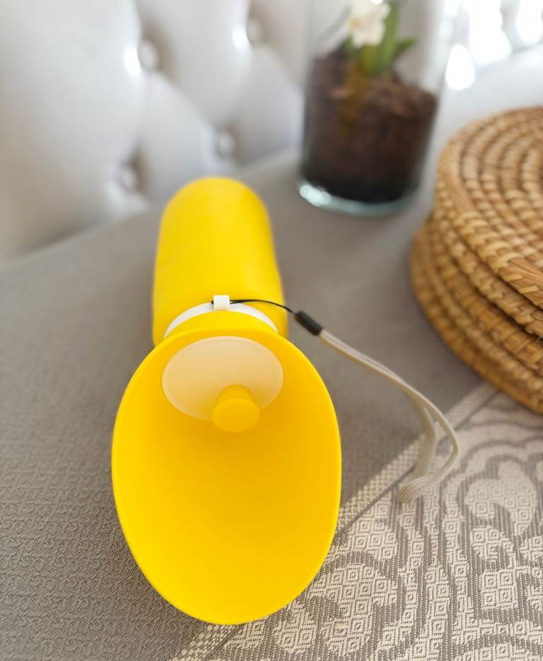 Yellow Portable/Travel Water bottle for dogs Only £10