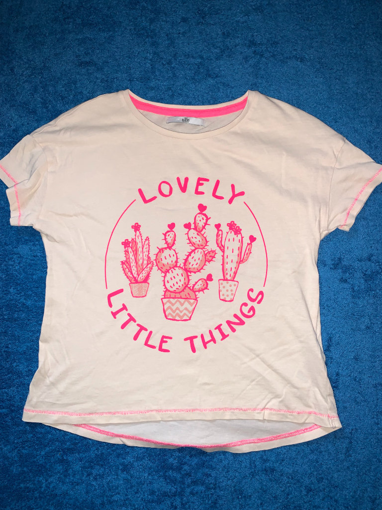 M&S Girls Cactus T-Shirt Age 9-10 Years IP1