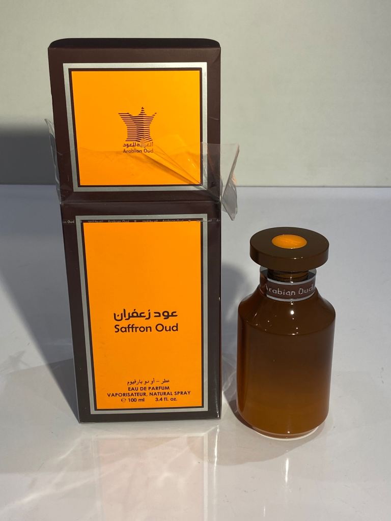 Brand new “SAFFRON OUD” Eau de Parfum 100ml by Arabian Oud in original packing