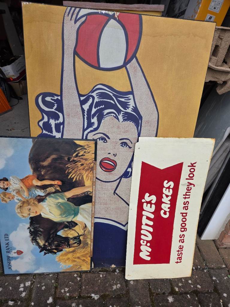 Small collection of pop and advertising art
