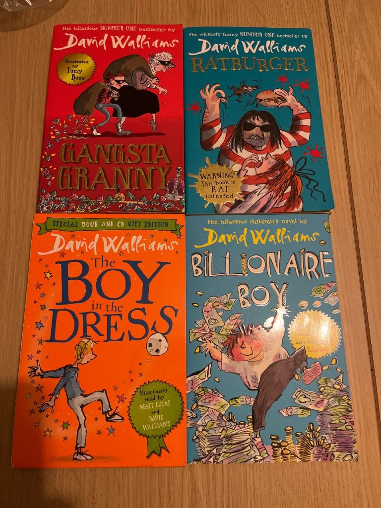 4 x David Walliams books 