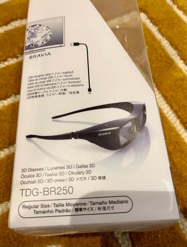 Sony 3D glasses TDG-BR250 - 4 pairs