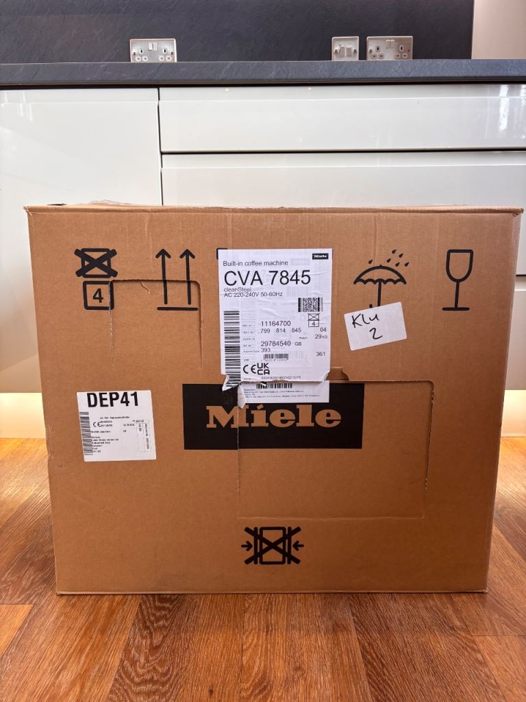 Brand new in box Miele CVA7845 built in, bean to cup coffee machine - RRP £4729 - 50% off last one!!