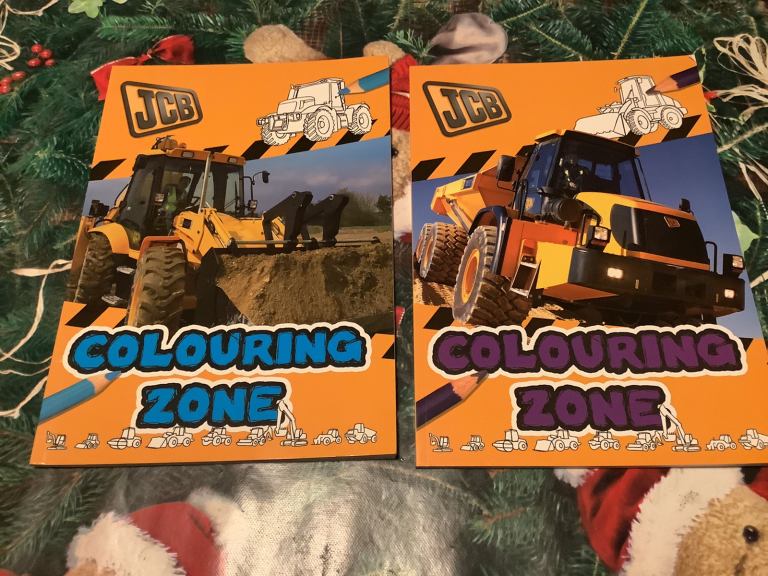 JCB Colouring Zone  64 Page Book (New) 🌲