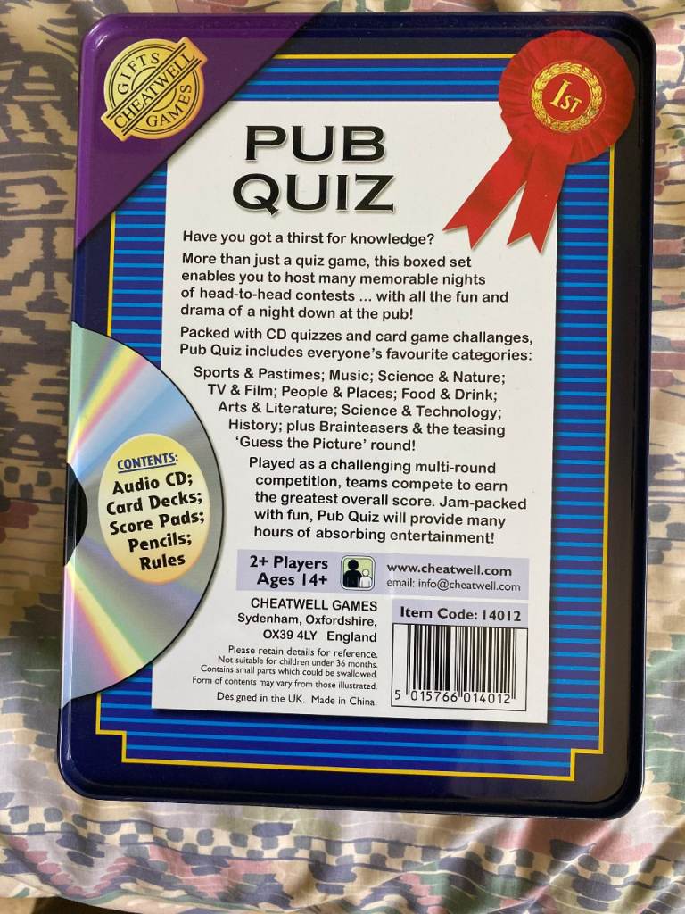 PUB QUIZ