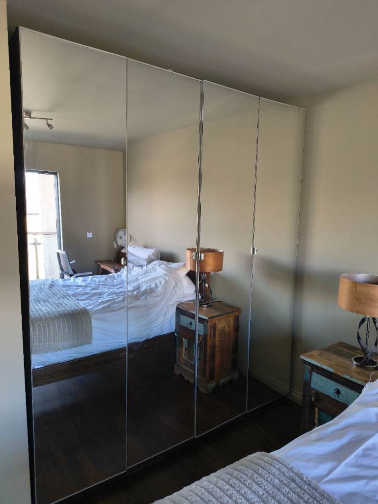 FREE IKEA mirror  wardrobe doors 228cm – Good Condition