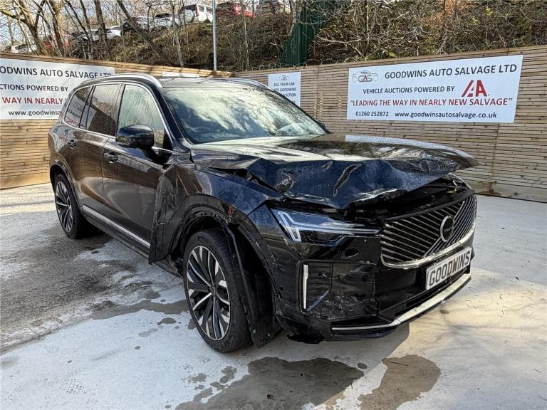 2025 VOLVO XC90 T8 ULTRA AWD 2.0T PLUG IN HYBRID DAMAGED REPAIRABLE SALVAGE 