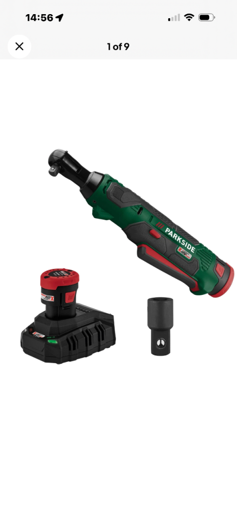 Parkside cordless ratchet new