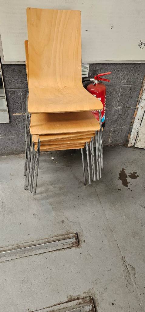 Sturdy Cafe Dining Chair - Good Condition