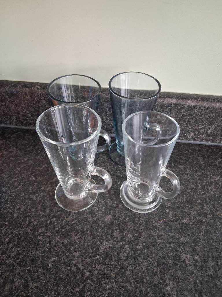 4 x Latte Glasses