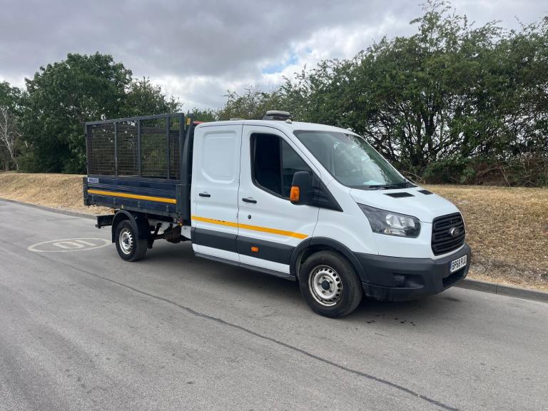 Ford Transit 2.0 CREWCAB CAGED TIPPER FOR SALE 