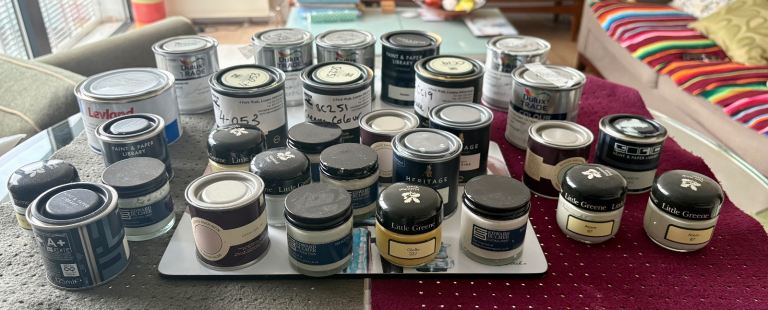 Paint samples 