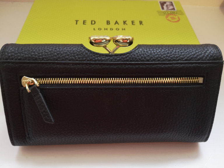 NEW! Ted Baker black matt teardrop crystal bobble matinee purse.  Gift. Present. RRP £85