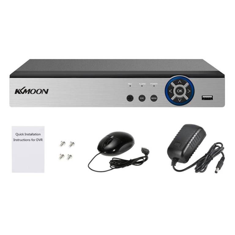 Kkmoon TV-T0805 8CH DVR/NVR with 2TB Hard Drive.