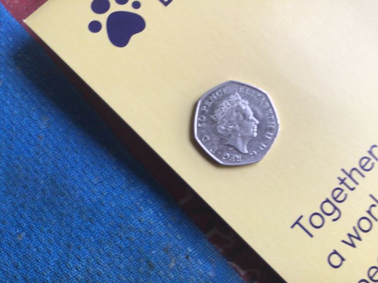 Rair 50p coin battle of Hastings 1066.   2016 