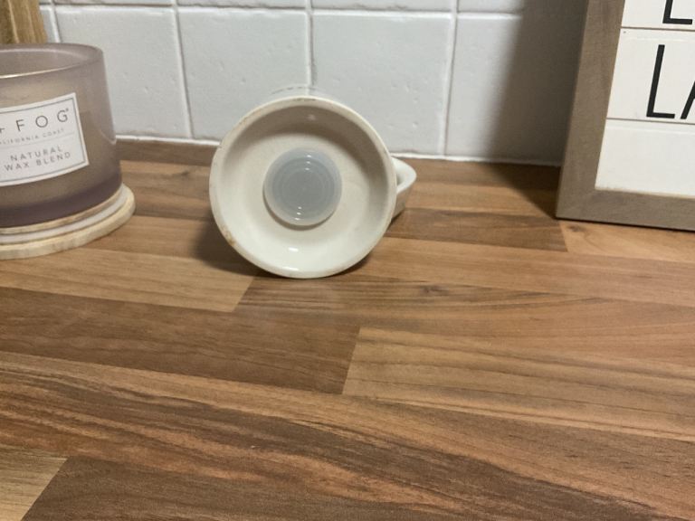 Vintage white sugar pourer