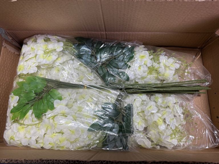 12Pcs Wisteria Artificial Flowers