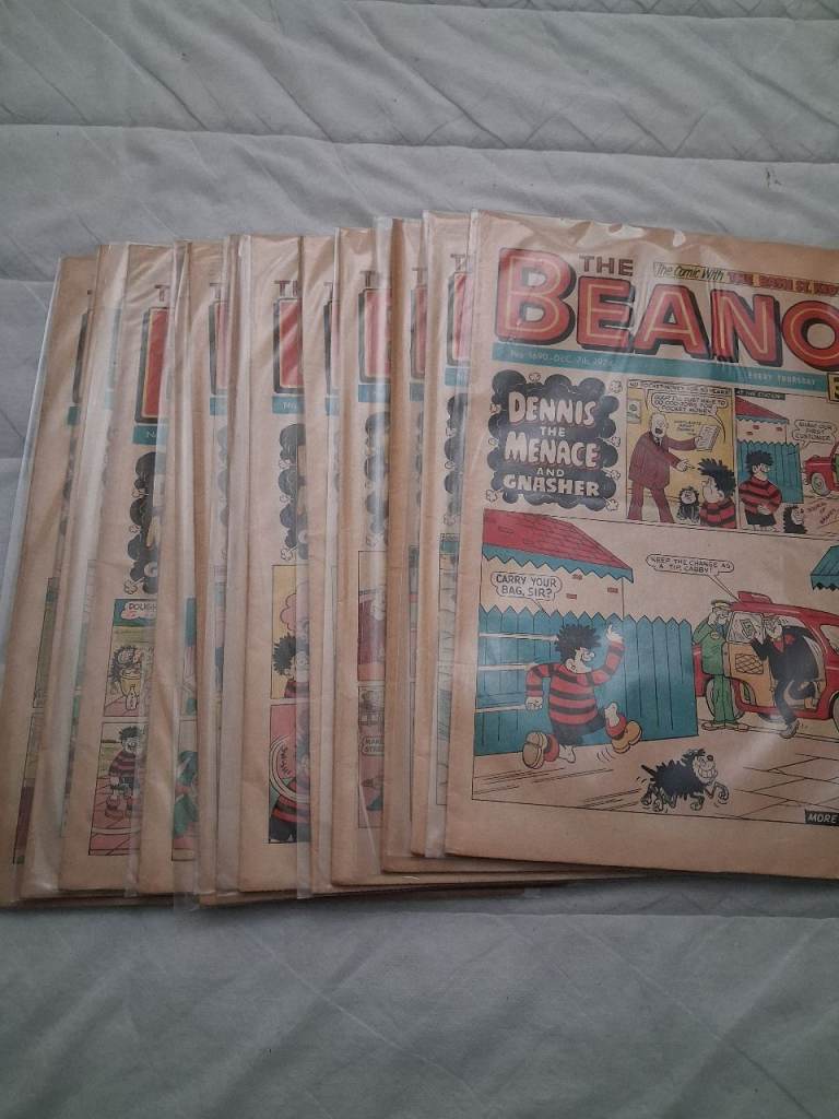 Job Lot of The Beano Comics – Various Issues, Fair Condition